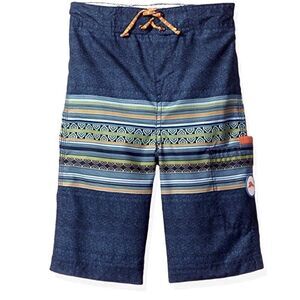 Tommy Bahama Boys' Stripe Side Pocket Swim Short